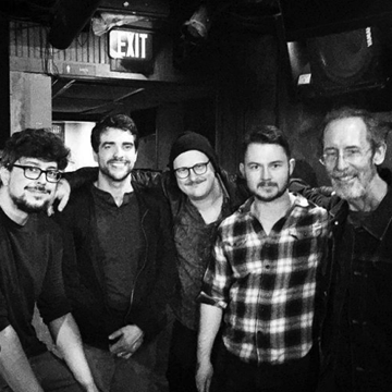 Paul Deemer, Daniel Dufour, Sam Pankey, Nate Hook, me - Nate's Elephant Room gig Oct. 2018